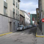 Tramo de la calle Padre Isla de Cistierna cuyas obras se iniciarán el mes que viene.