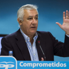 El vicesecretario general de Política Autonómica y Local del PP, Javier Arenas.