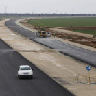 Las máquinas volvieron ya a trabajar en el trazado de la A-60 entre Villanubla y la capital vallisoletana.