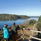 La albufera de Es Grau en el municipio menorquín de Mahón, ayer. DAVID ARQUIMBAU