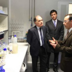 Tomás Villanueva, durante la inauguración de las instalaciones en Boecillo.