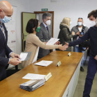 Diez, García y Alonso entregaron los diplomas. RAMIRO
