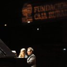 Sierra y Tévar en plena interpretación. MARCIANO PÉREZ
