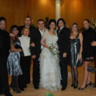 Una de las muchas parejas que ha contraído matrimonio en el Ayuntamiento de San Andrés.