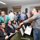 Omar Rodríguez, momentos antes de iniciarse el décimo congreso de UGT-Bierzo. ANA F. BARREDO