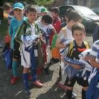 Las caras de los jóvenes reflejaban ilusión a su llegada a Columbrianos