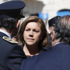 Cospedal, en el funeral por Isabel Carrasco en León
