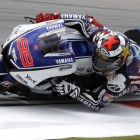 Jorge Lorenzo en los entrenamientos del GP de Malasia de MotoGP, este sábado.