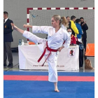 Isabel Tagarro, medalla de plata en kumite. DL