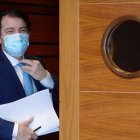 El presidente de la Junta de Castilla y León, Alfonso Fernández Mañueco. NACHO GALLEGO