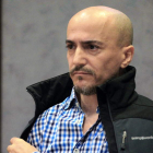 Juan Carlos Aguilar durante la sesión de ayer.