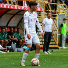 David López dubutó con la elástica del primer equipo de la Cultural frente al Zamora CF. CYDL