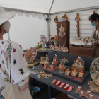 Uno de los puestos participantes en la Feria de la Cerámica del pasado año, cuando se mantuvo la cita pese a la pandemia. l. de la mata