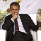 Zapatero durante la inauguración del IV Foro Global de Sostenibilidad