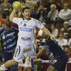 Molina, en el último partido que disputó con el Ademar ante el Oporto en la Copa EHF