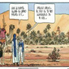 Una de las viñetas del cómic 'Taxi'.