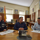 Un momento de la presentación del balance de la Policía Local. A. RODRÍGUEZ