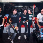 Moisés, Pajares, Tomás, Ricardo y Zapico, tras el concierto que ofrecieron hace dos años .