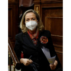 La vicepresidenta Nadia Calviño. MARISCAL