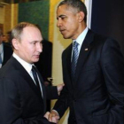 Obama y Putin, en septiembre del 2015, en la ONU.