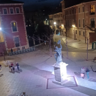 Nueva iluminación en la plaza de Santo Martino. DL