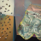 ‘Dios del cielo’, 2021. Acrílico sobre lienzo y madera, que se puede ver en la exposición. DL