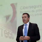 El director general del Inteco, Miguel Rego, ayer, en el Campus Miguel Delibes de Valladolid.