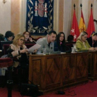 Diputados de Somos Alcalá en el pleno.