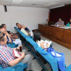 Reunión de una de las juntas del grupo de acción local Asodebi en Ponferrada. ANA F. BARREDO