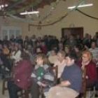 Un momento de la asamblea del pasado sábado, antes de los incidentes