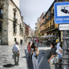 Cámara que alerta de una zona vigilada en Botines