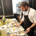 El cocinero Miguel Ángel de la Cruz (La Botica-Matapozuelos) participa en Madrid Fusión.