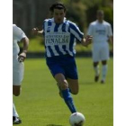 El delantero, durante su último partido con la Deportiva en Madrid