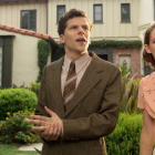 Jesse Eisenberg y Kristen Stewart, en una imagen de 'Café Society'.