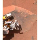 Imagen de la sonda «Spirit» operando en la superficie de Marte