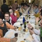 A la comida asistieron 150 hombres de la cofradía