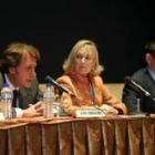 García-Prieto, Amparo Valcarce y el deportista paralímpico David García