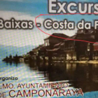 Imagen del polémico cartel con el que se publicitaba la excursión a las Rías Baixas.