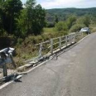 El tramo de la carretera de Villacorta donde se suceden los accidentes