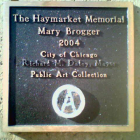Placa en Highmarket Memorial