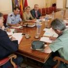 El subdelegado del Gobierno presidió la Comisión Provincial de Tráfico ayer