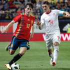 Diego Costa generó muchos espacios con sus desmarques pero no vio puerta. J. C. CÁRDENAS