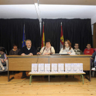 Un momento de la presentación del libro en el colegio San Claudio.