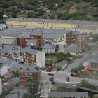 Vista aérea de la localidad de Matarrosa del Sil. DL