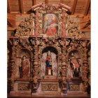Puerta románica de Barrio de Nuestra Señora y retablo de Barrillos.