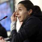 Nuria Fernández, ayer en la mesa redonda «Preparando el éxito».