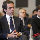 Aznar, en la sede de la FAES