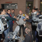 David Aguilar, presidente de la gestora, el martes, ante los medios informativos.