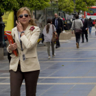 La infanta Cristina a la salida de su trabajo en Barcelona en una imagen reciente.