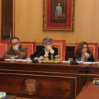 Cabezas, Chamorro, Fernández, Natalia Picallo y Travesí presidieron el Pleno.
